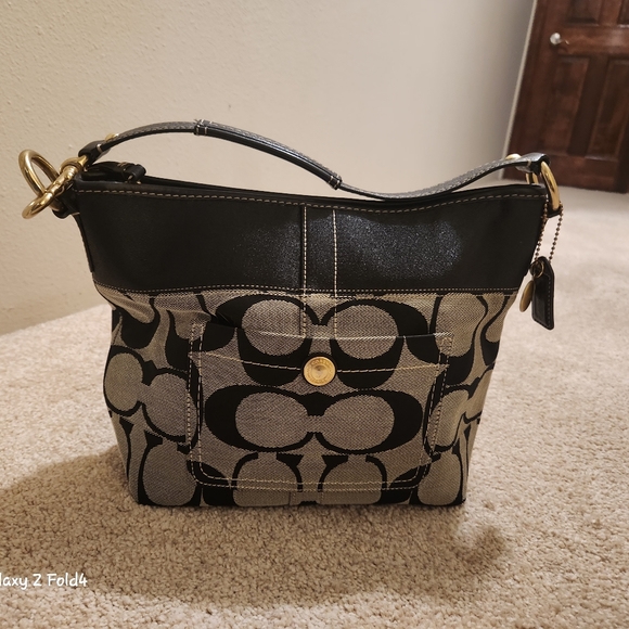 COACH SIGNATURE JACQUARD LEGACY Shoulder bag - Picture 1 of 11